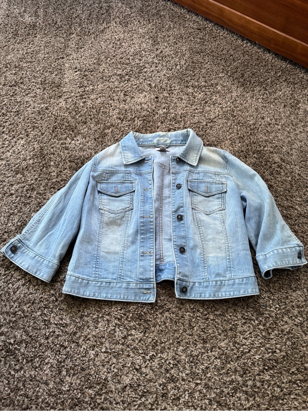 LOFT Light Blue Denim Jacket - Women's Jean Jacket